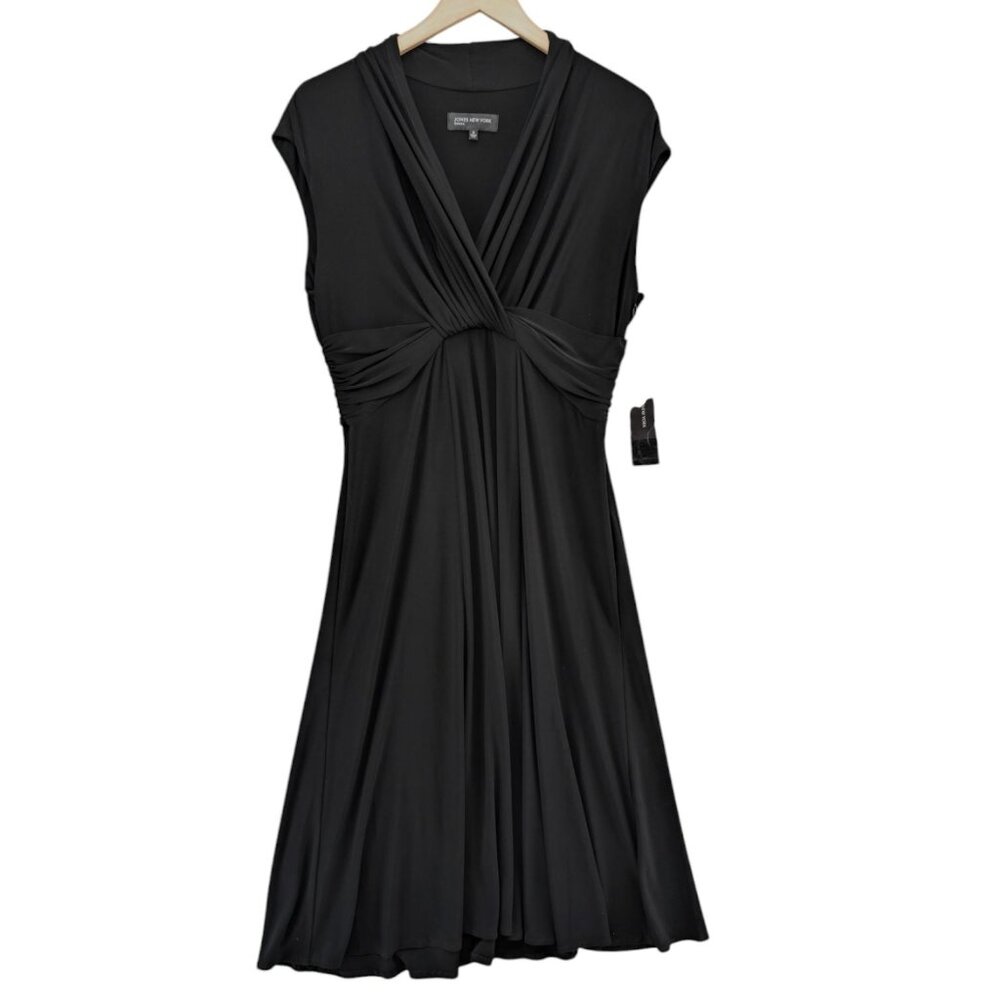 Jones New York Black Midi Dress